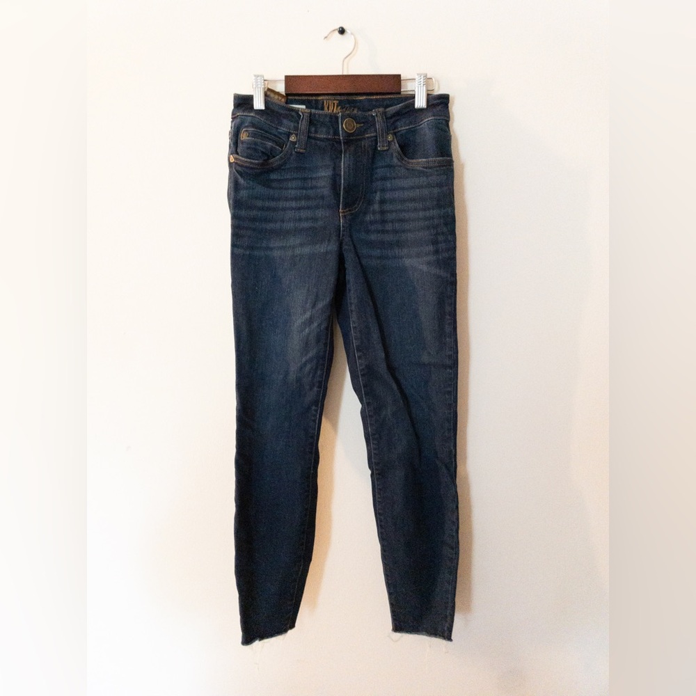 Kut from the Cloth Dark Blue Jeans Skinny High Waist Size 0